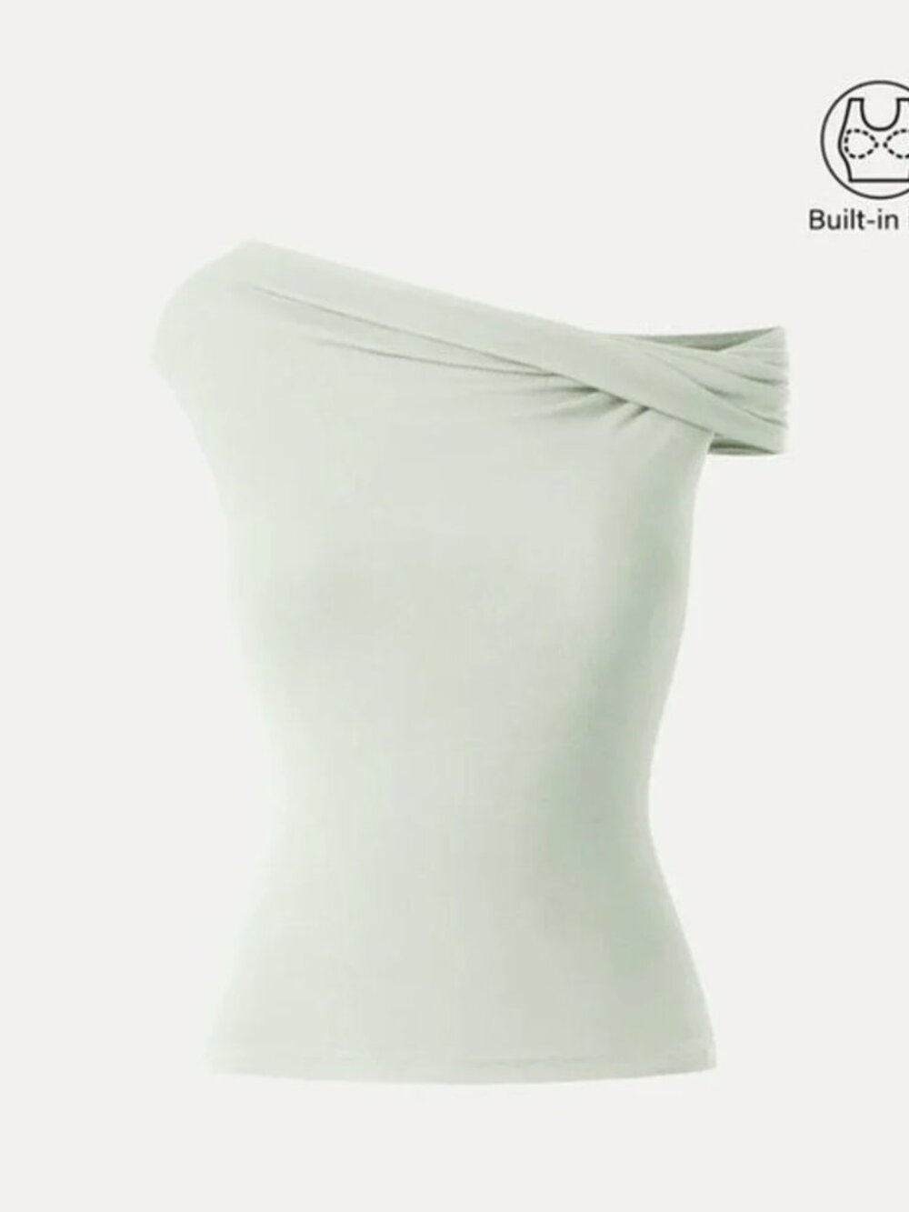 NWT OGL Eco-SkinKiss Multi-wear Versatile Necklines Brami Top Mint Green M